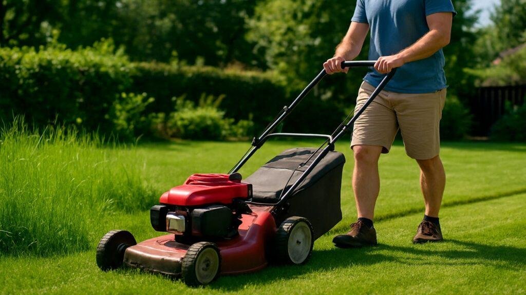 How Many Calories Do You Burn Mowing The Lawn